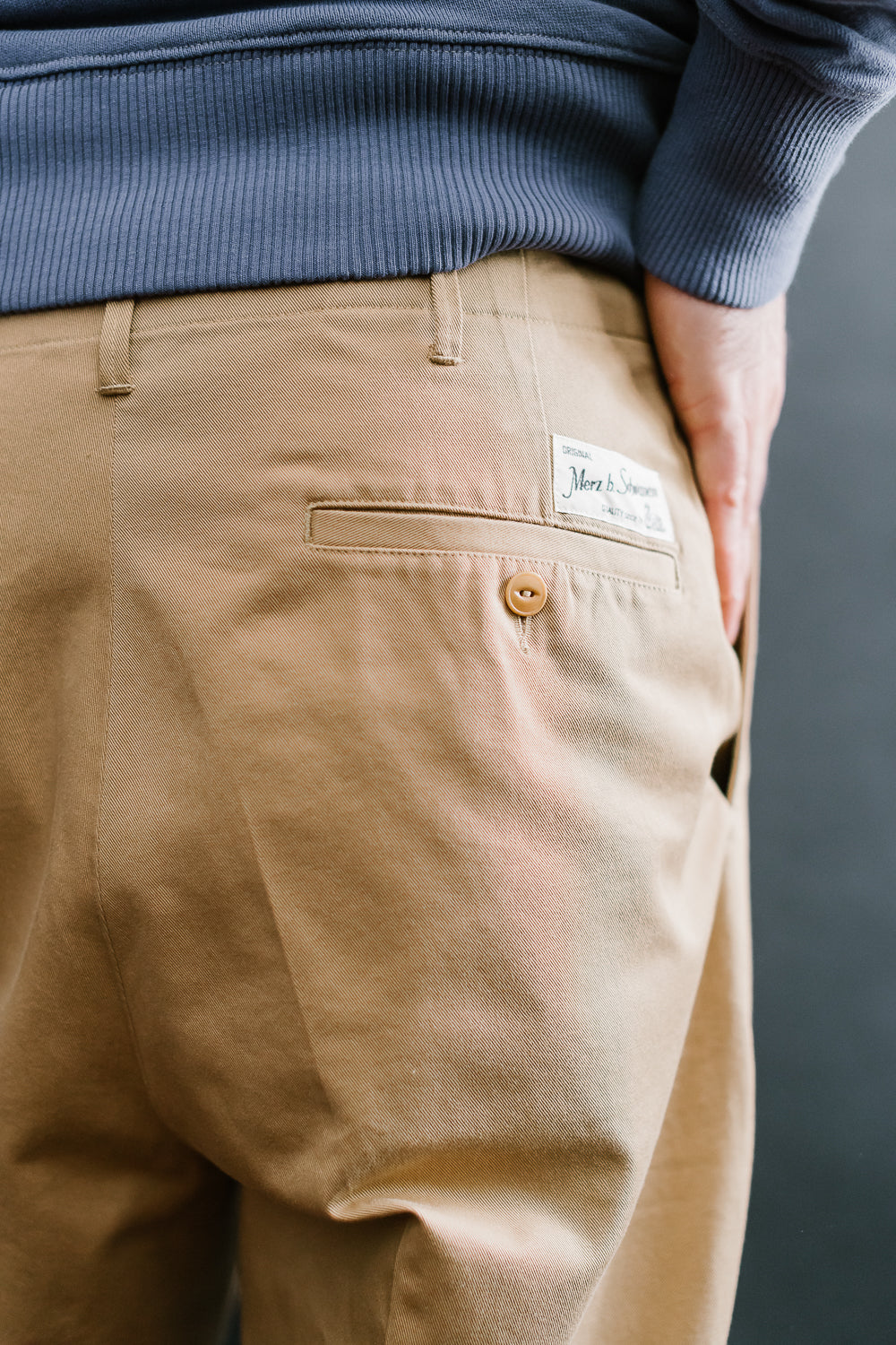 Men's Slim Fit Chino Trouser - English Khaki – Merchant Marine