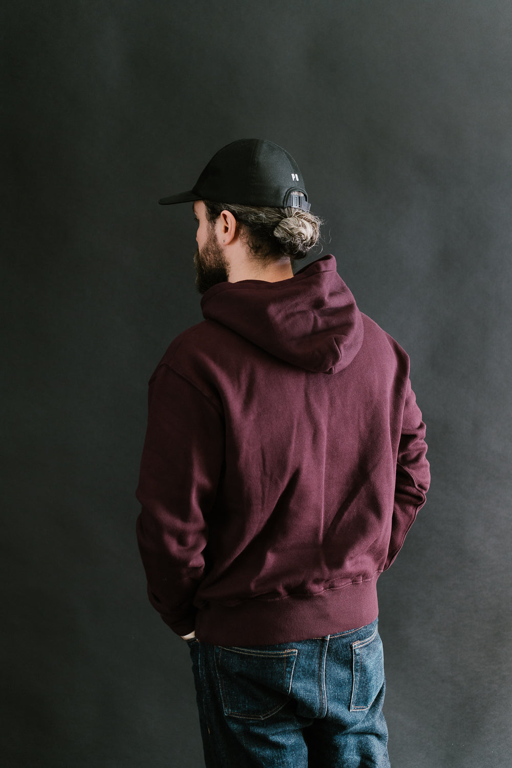 HD31.506 - 13oz Athletic Hoodie Relaxed Fit - Burgundy