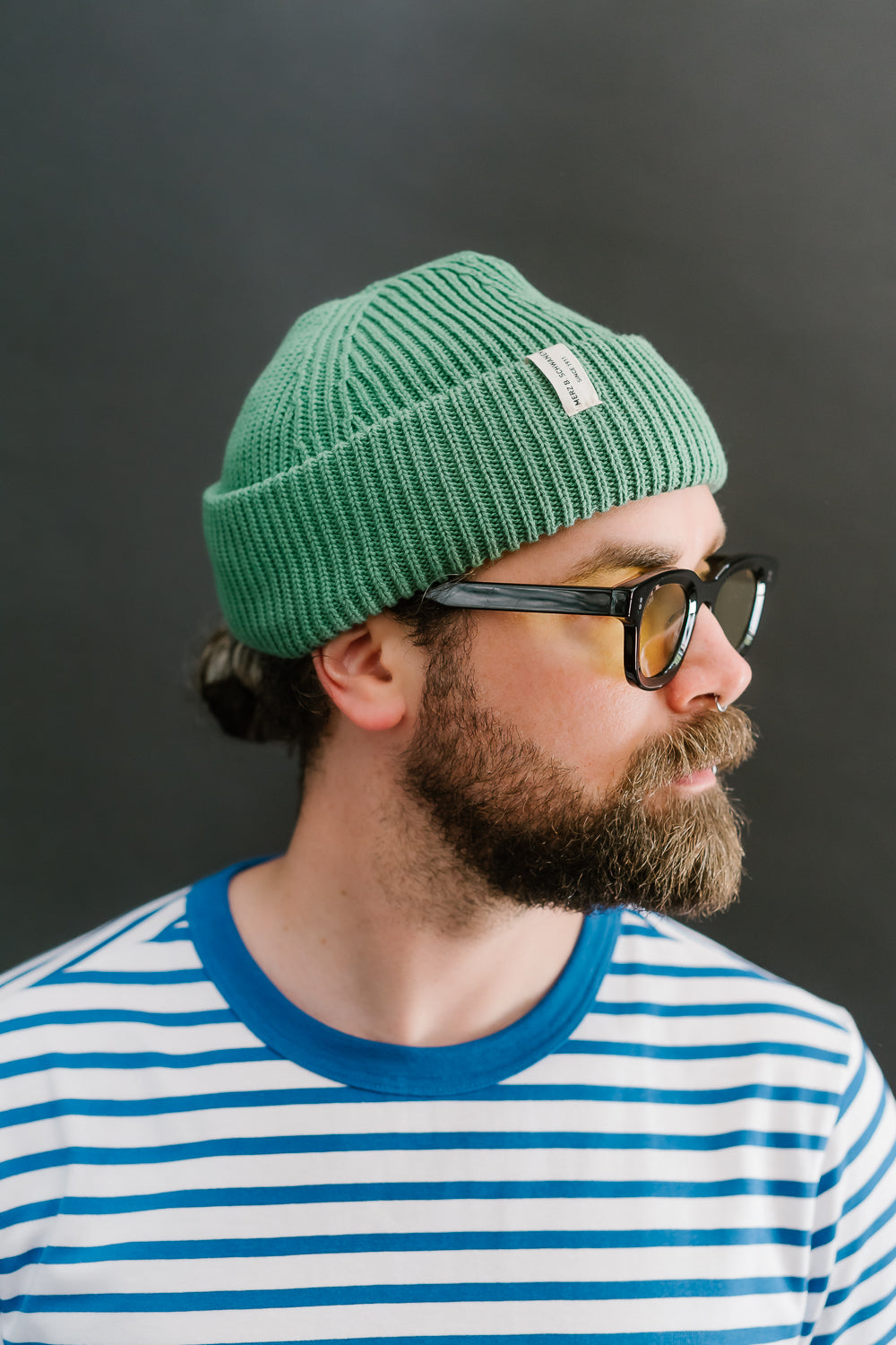 KBN01.46 - Organic Cotton Beanie - Grass