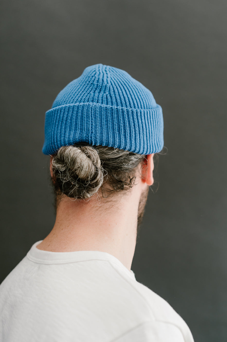 KBN01.660 - Organic Cotton Beanie - Washed Blue