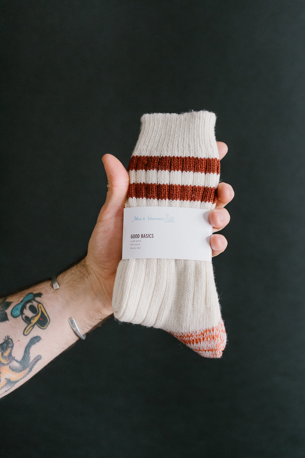 MW75.0215 - Extra Fine Merino Wool Socks - Nature, Chestnut