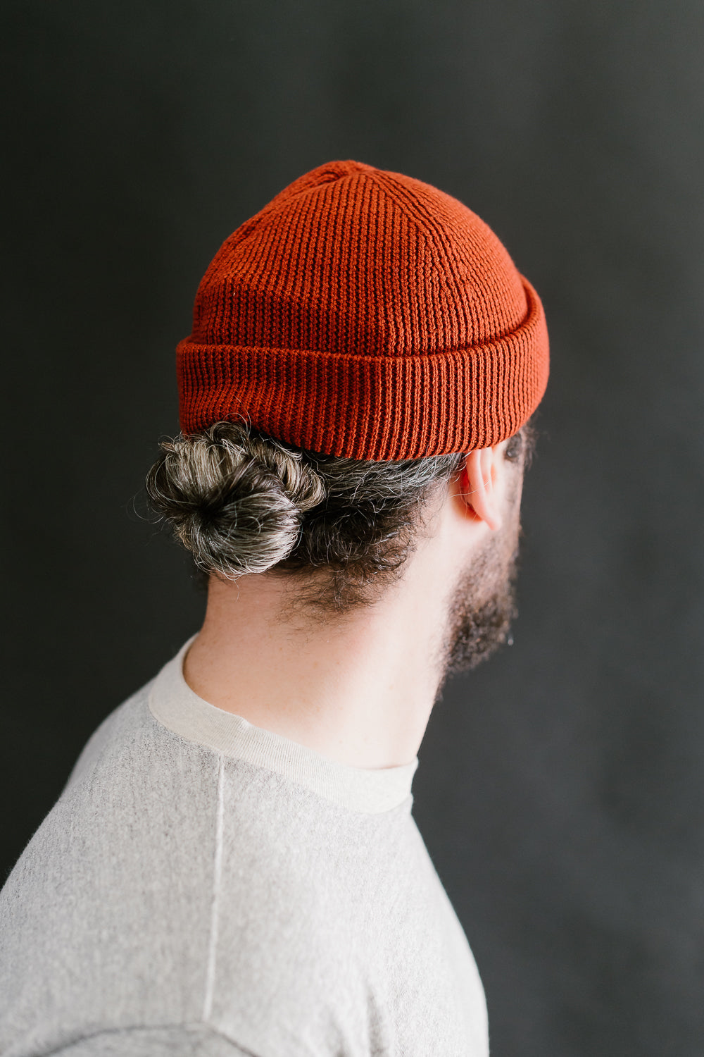 MWBN05.307 - Ribbed Structure Watch Cap Merino Wool  - Clay