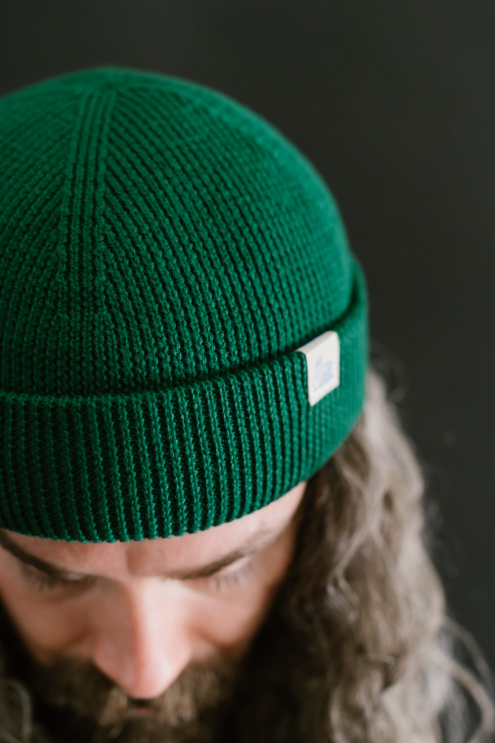 MWBN05.405 - Ribbed Structure Watch Cap Merino Wool  - Moss