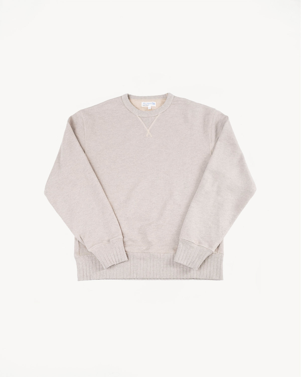 RFC01.80V - 19oz Vintaged Sweatshirt Relaxed Fit - Grey Melange