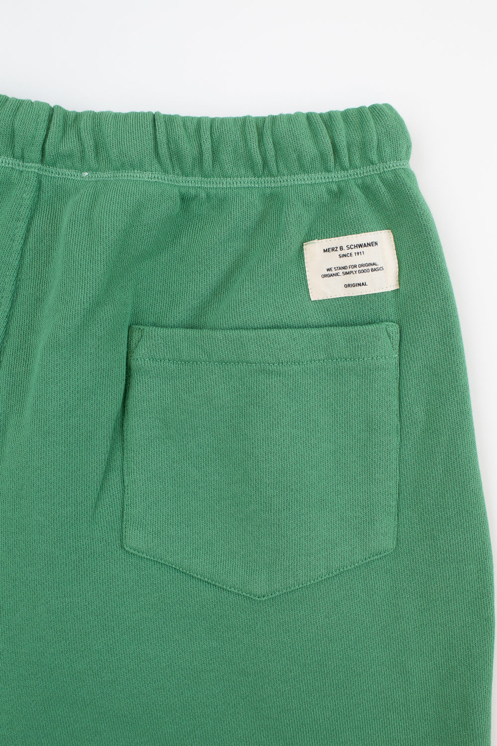 SPS05.46 - Retro Fleece Sweat Shorts Organic Cotton - Grass