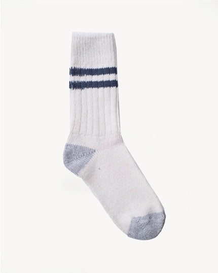 GS05.0265 - Striped Sock - Nature, Denim Blue