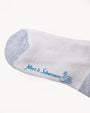 GS05.0259 - Striped Sock - Nature, Swan Blue
