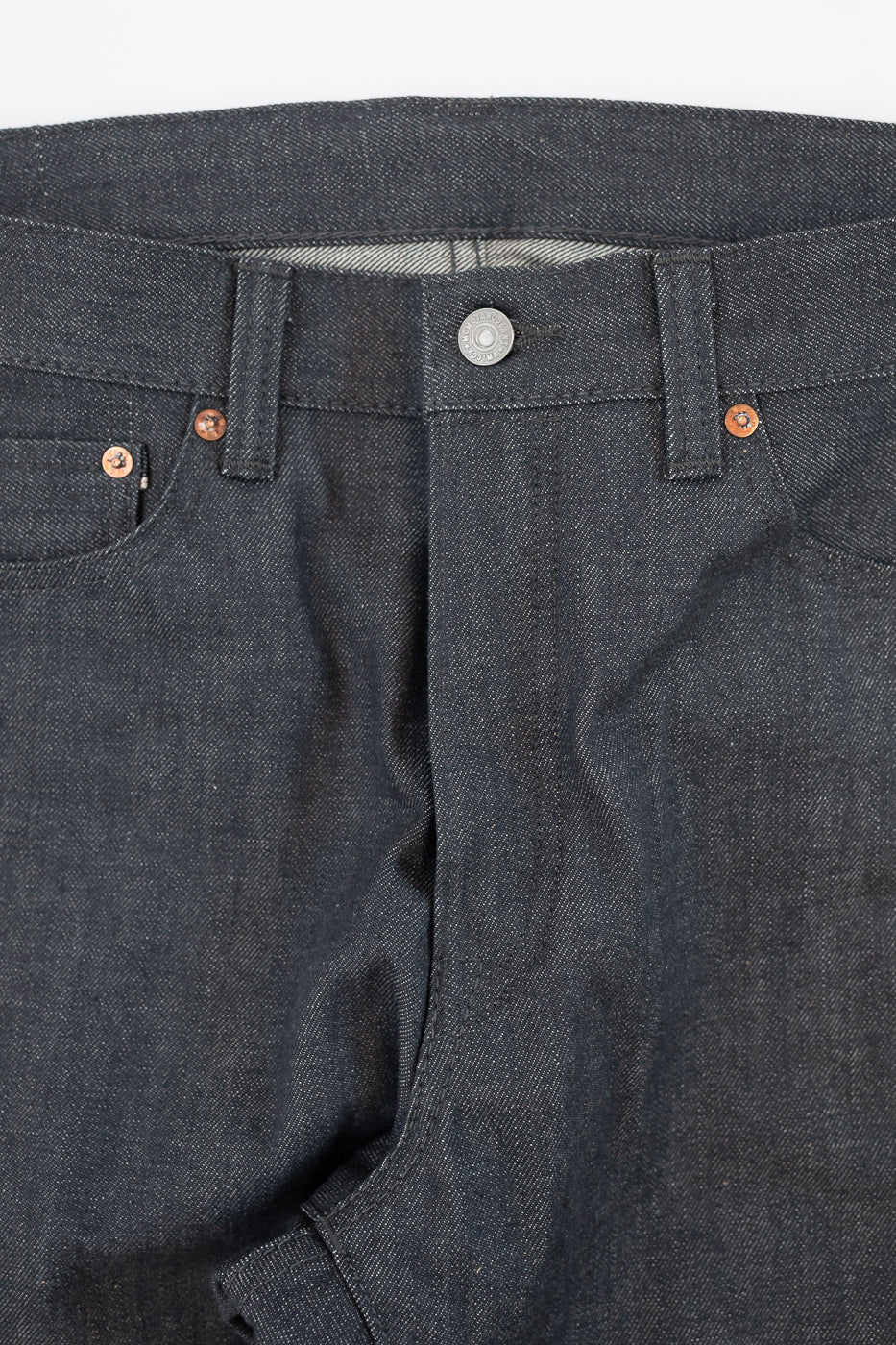 0605-70G - 14oz - Grey Selvedge Denim - Natural Tapered