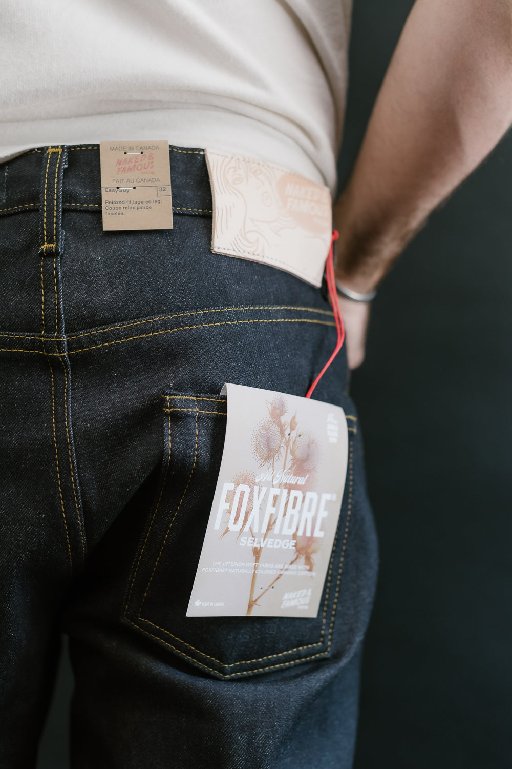 15oz - All Natural Foxfibre® Selvedge - Easy Guy