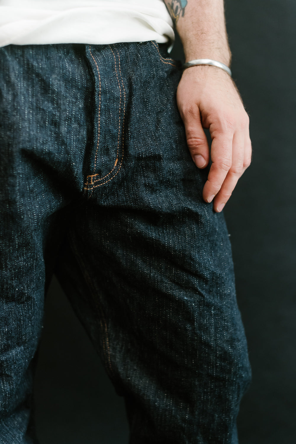 16oz - MIJ12 Aomidori Greencast Selvedge - True Guy