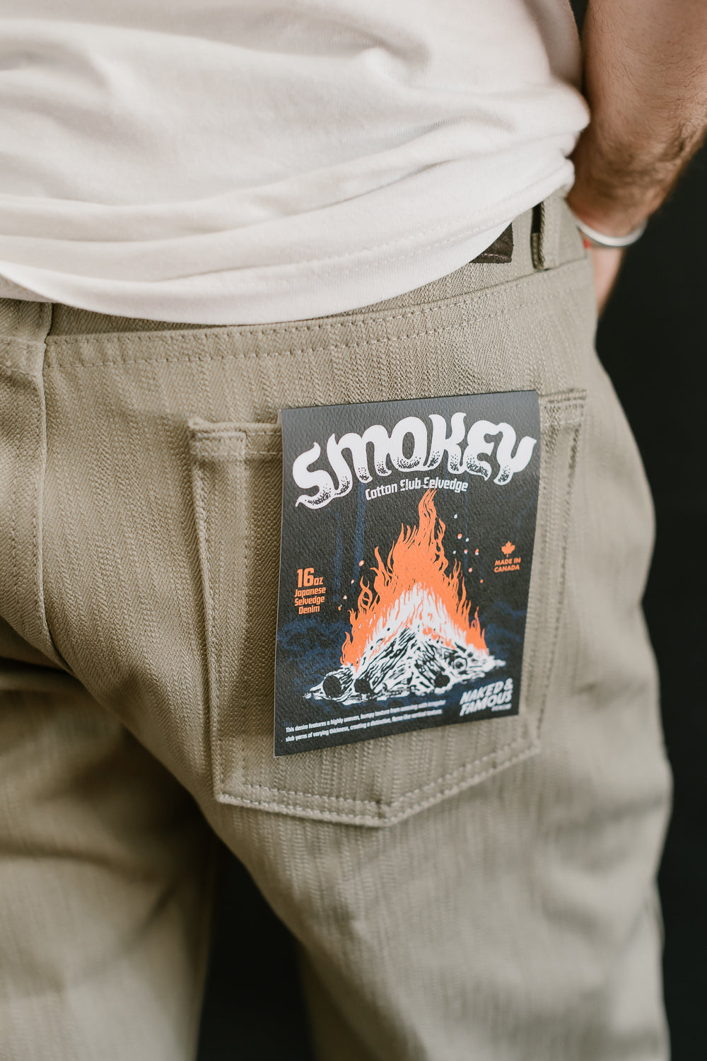 16oz - Smokey Cotton Slub Selvedge - Weird Guy