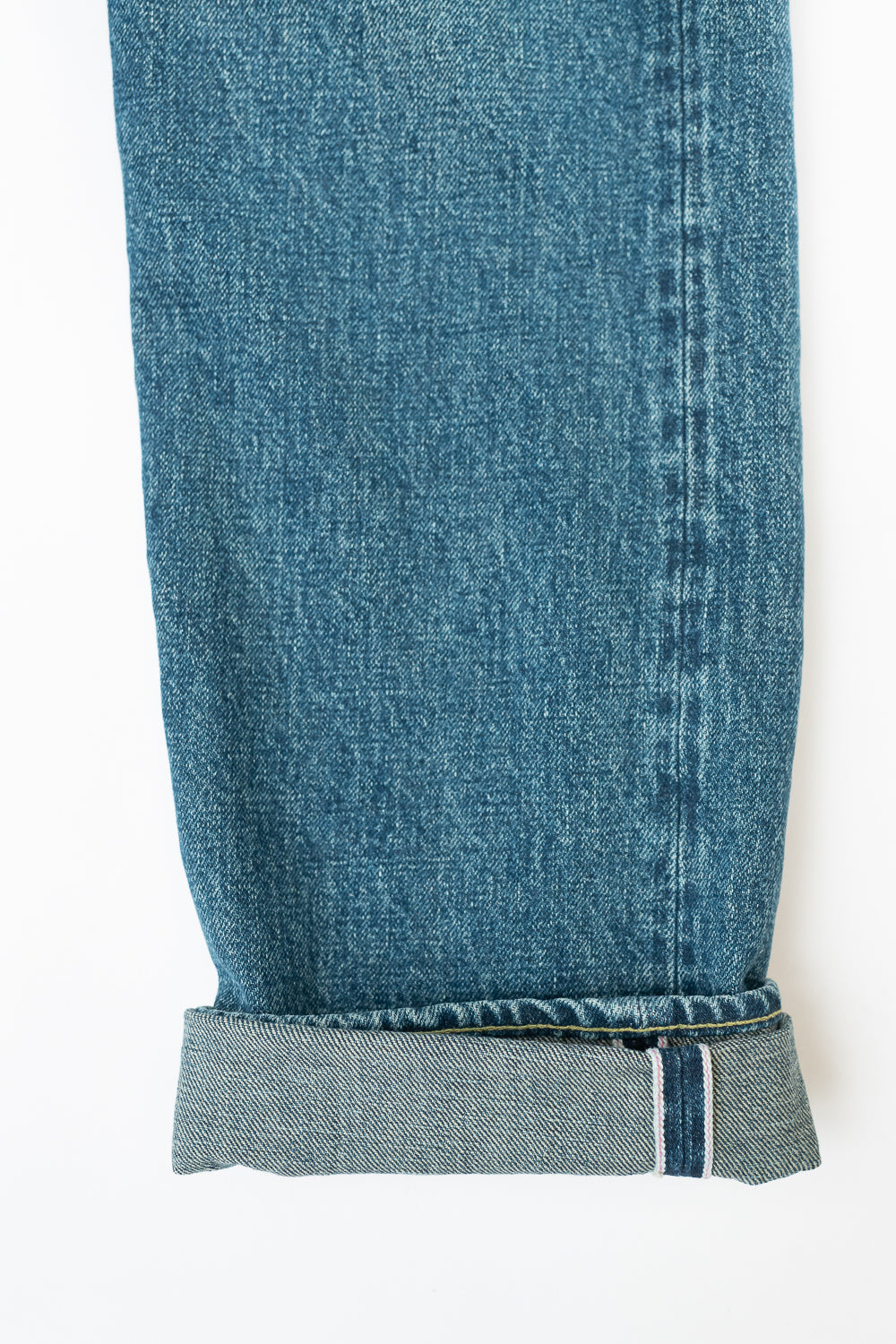 246-ISHIKAWADAI-Used - 15oz Washed Selvedge Denim - Neat Straight