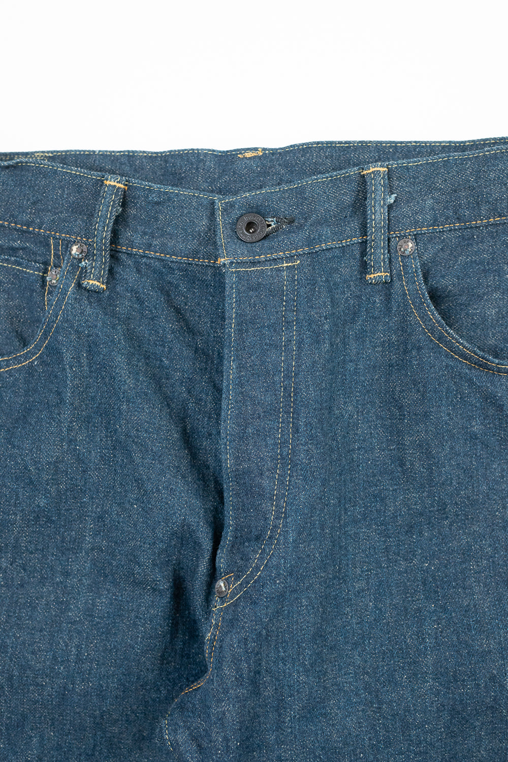 295-ISHIKAWADAI - 15oz Selvedge Cinch-Back Denim - Loose Straight