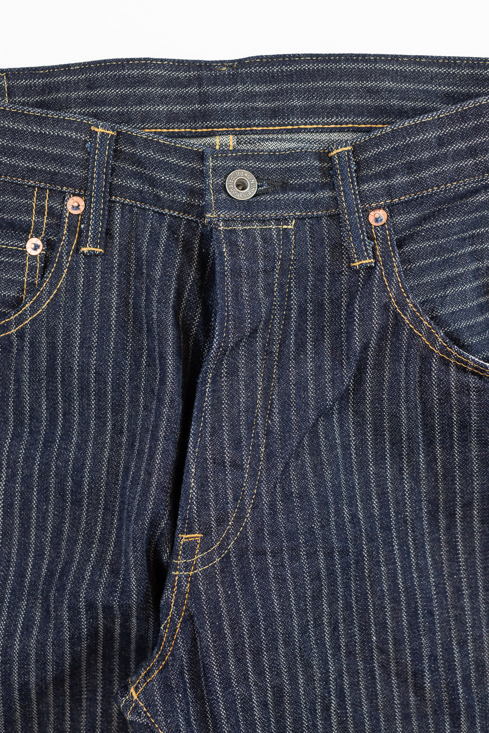 022-HJS - 12oz Harinuki Jacquard Stripe Selvedge Denim - Relaxed Straight