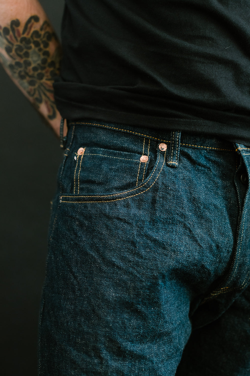 200-ISHIKAWADAI - 15oz Selvedge Denim - Wide Straight