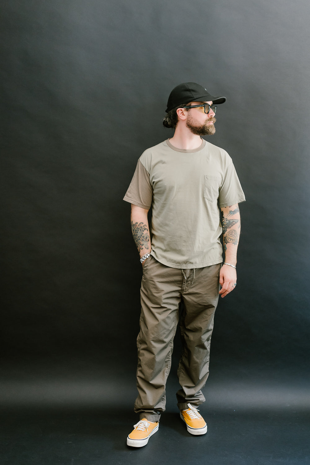 01-0024-76 - 4-Tone Pocket T-Shirt - Army Green