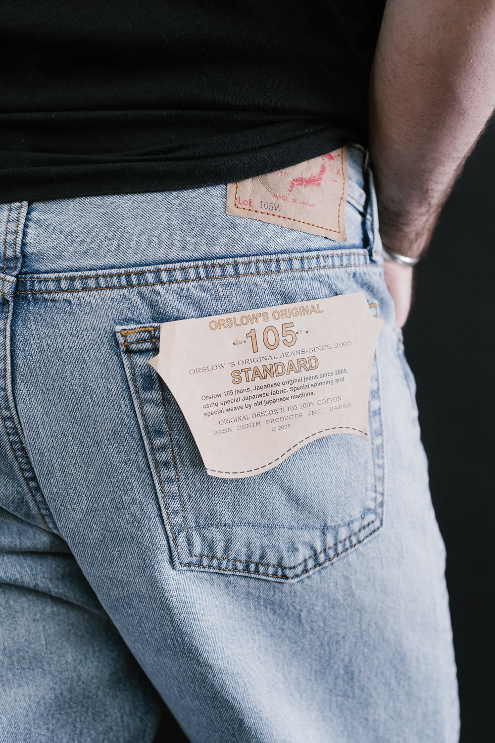 01-1050W-99 - 105 - Standard Fit Denim - 90s Sky Blue | James Dant