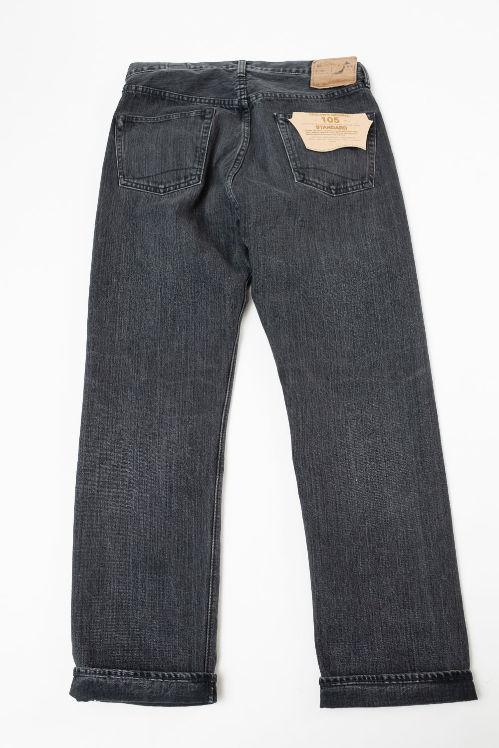 01-1050W-D61S - 105 - Standard Fit Denim - 90s Black Stone