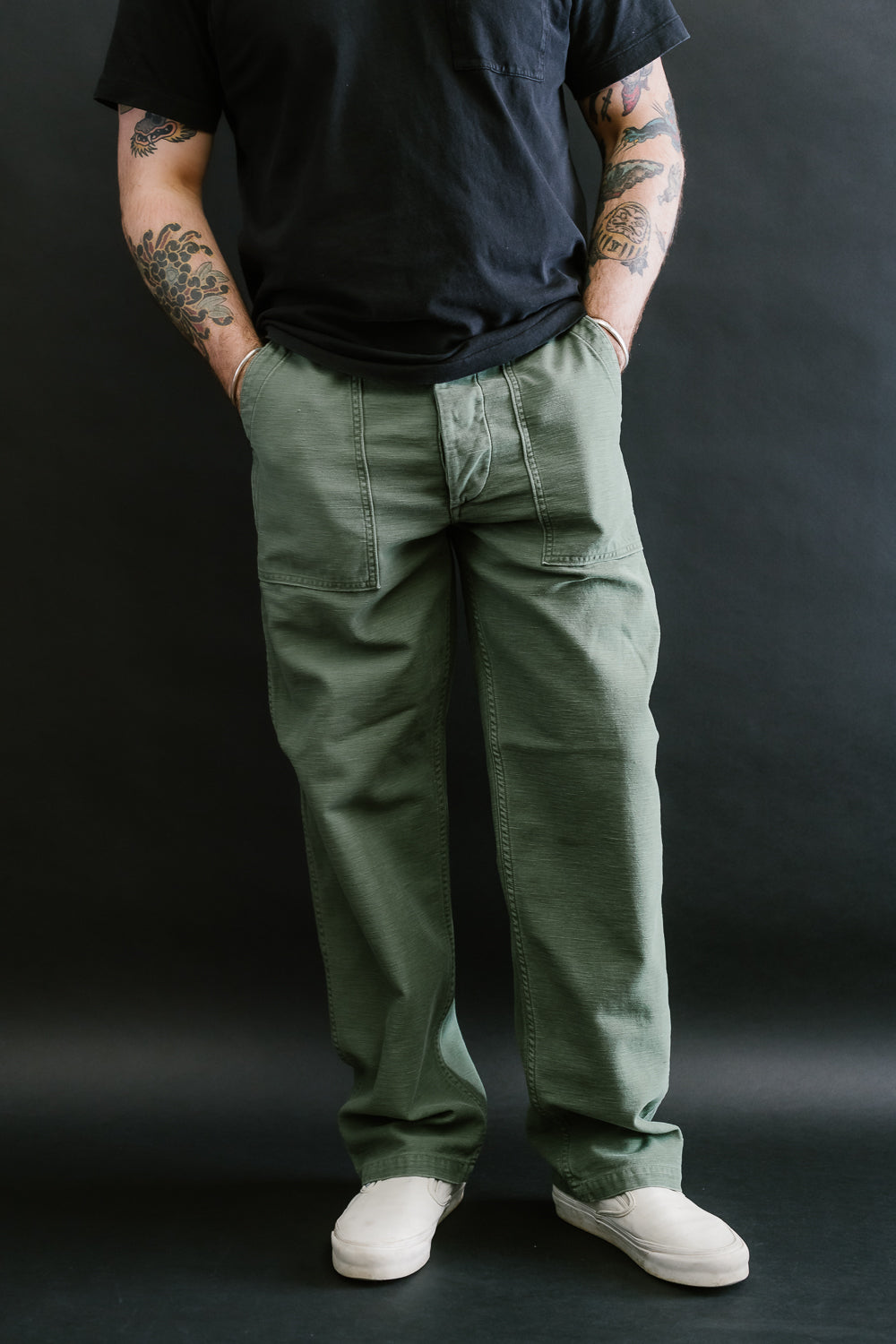 01-5002-216 - Fatigue Pants Reverse Sateen - Standard Fit ...