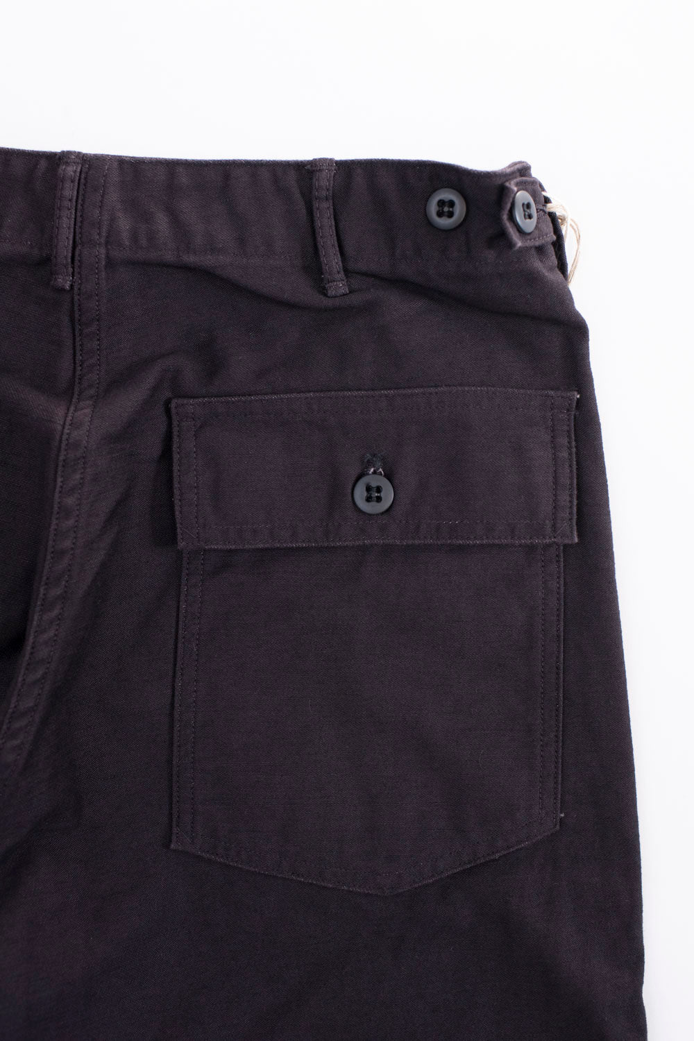 01-5002-61 - Fatigue Pants Reverse Sateen - Standard Fit - Black