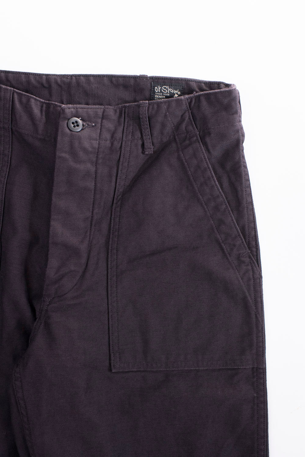 01-5002-61 - Fatigue Pants Reverse Sateen - Standard Fit - Black