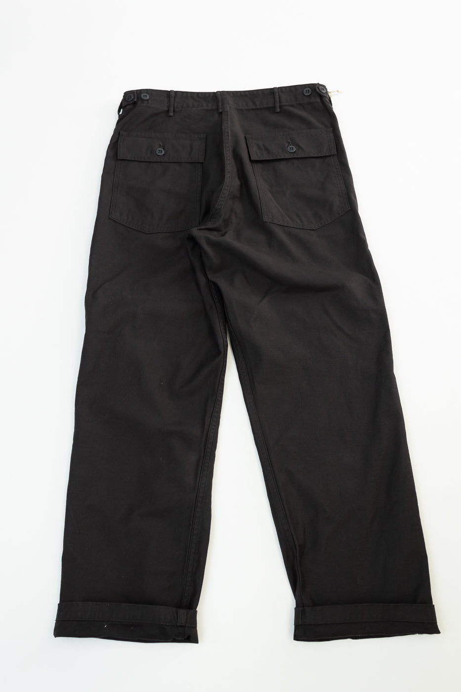 01-5002-61 - Fatigue Pants Reverse Sateen - Standard Fit - Black