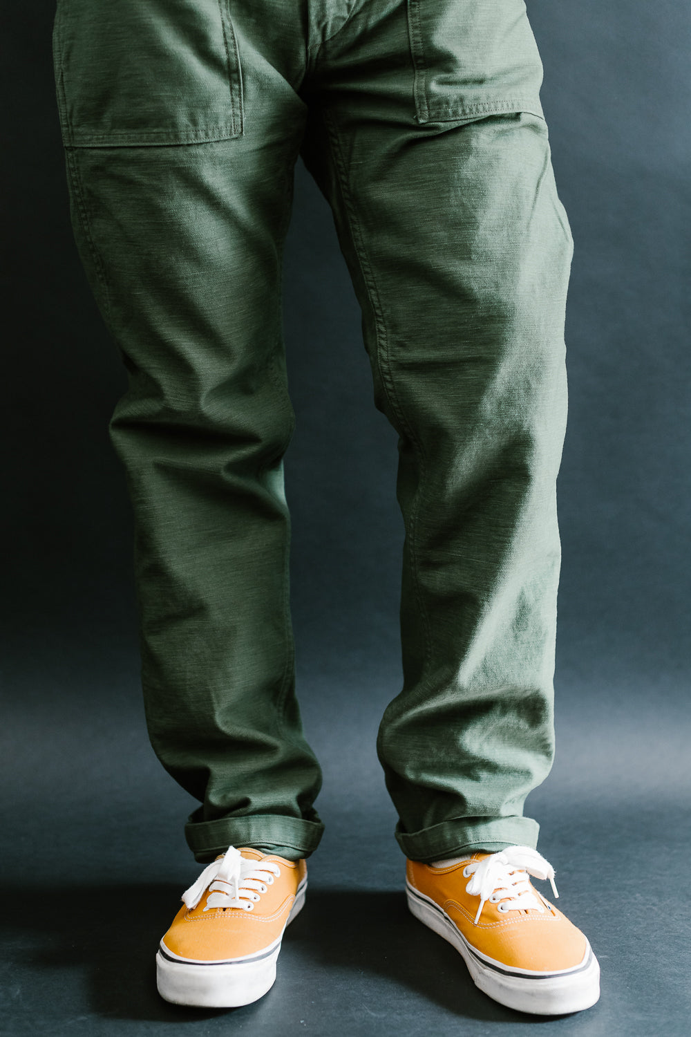 01-5032-16 - Fatigue Pants Reverse Sateen - Slim Fit - Olive