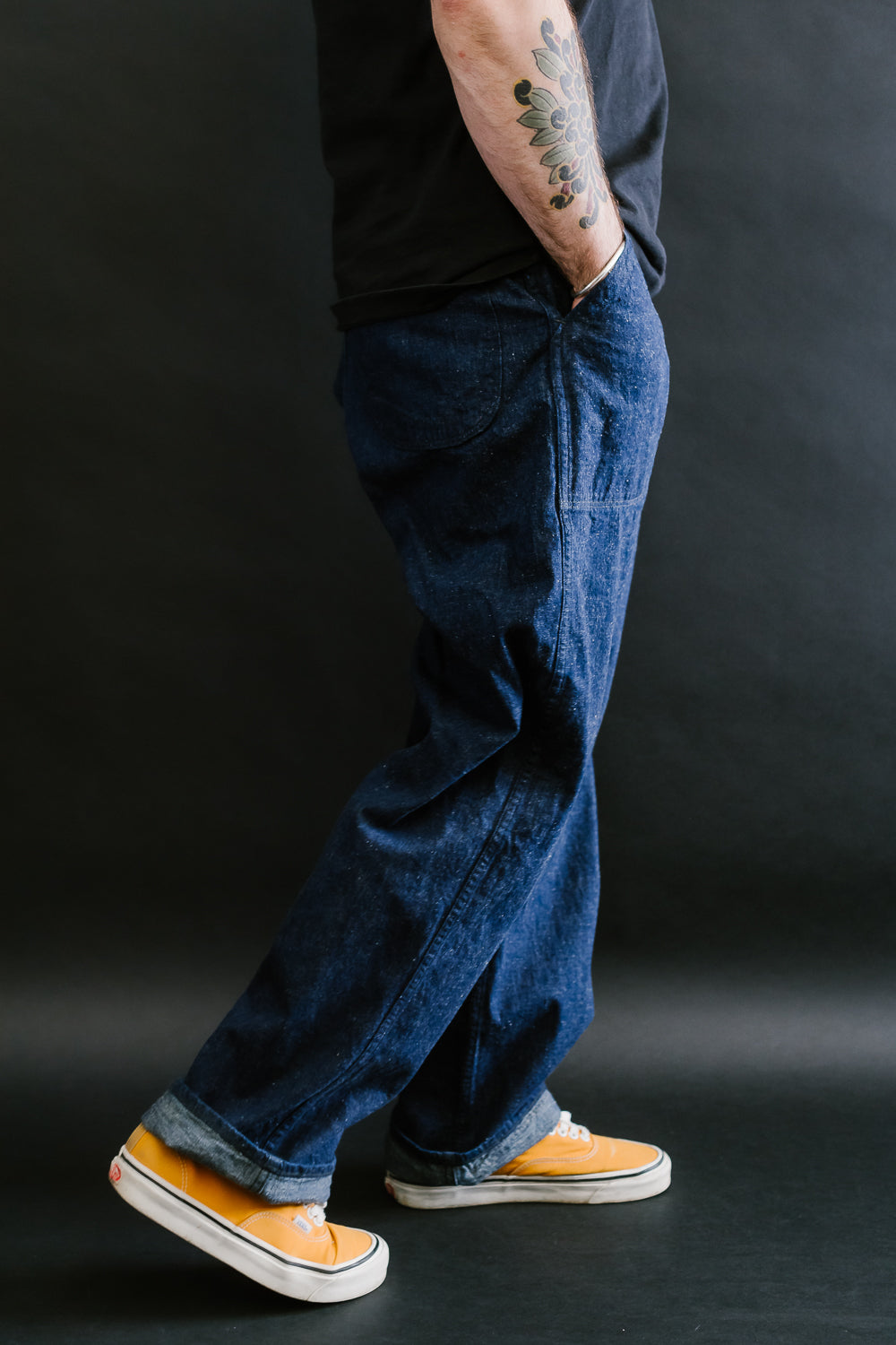 01-5130-81 - US Navy Denim Utility Pants - Indigo OW | James Dant