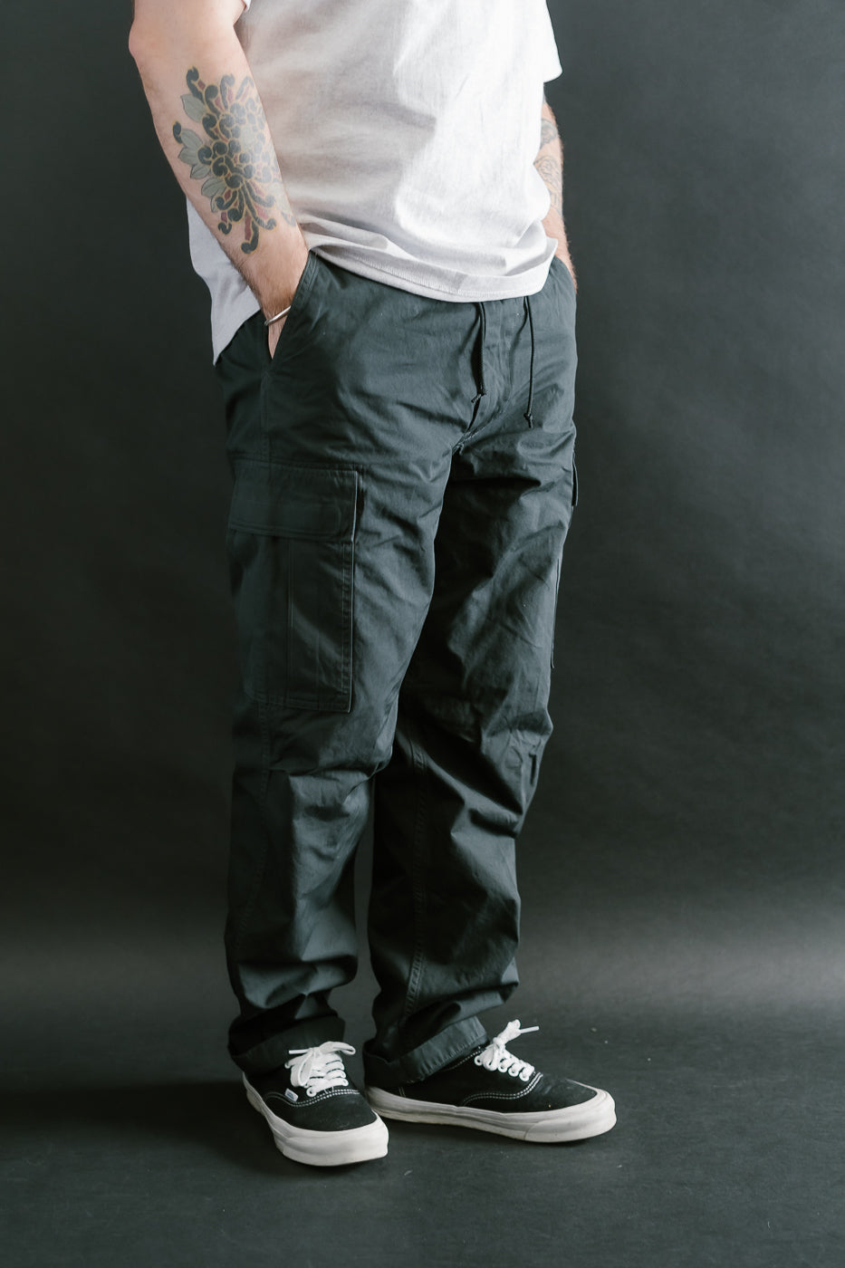 01-5265-60 - Easy Cargo Pants - Charcoal Grey