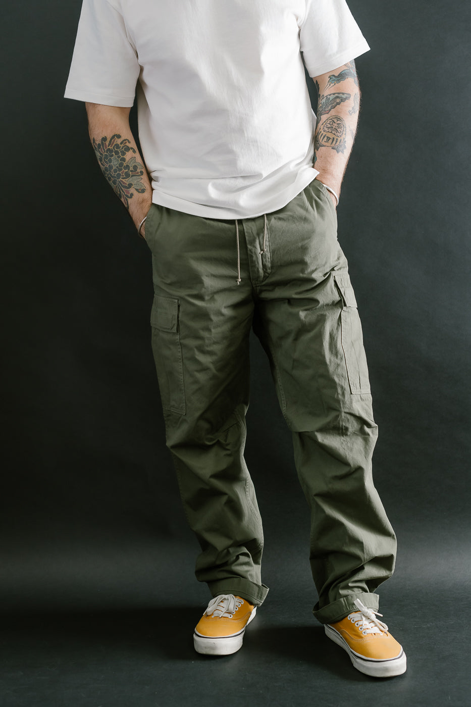 01-5265-76 - Easy Cargo Pants - Army Green