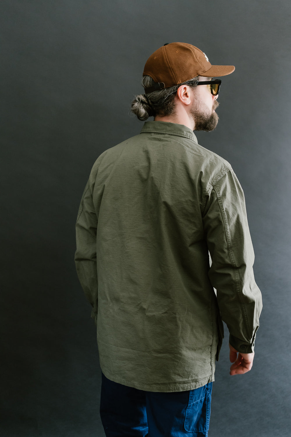 01-6010-76 - Tropical Jacket Ripstop - Army Green | James Dant