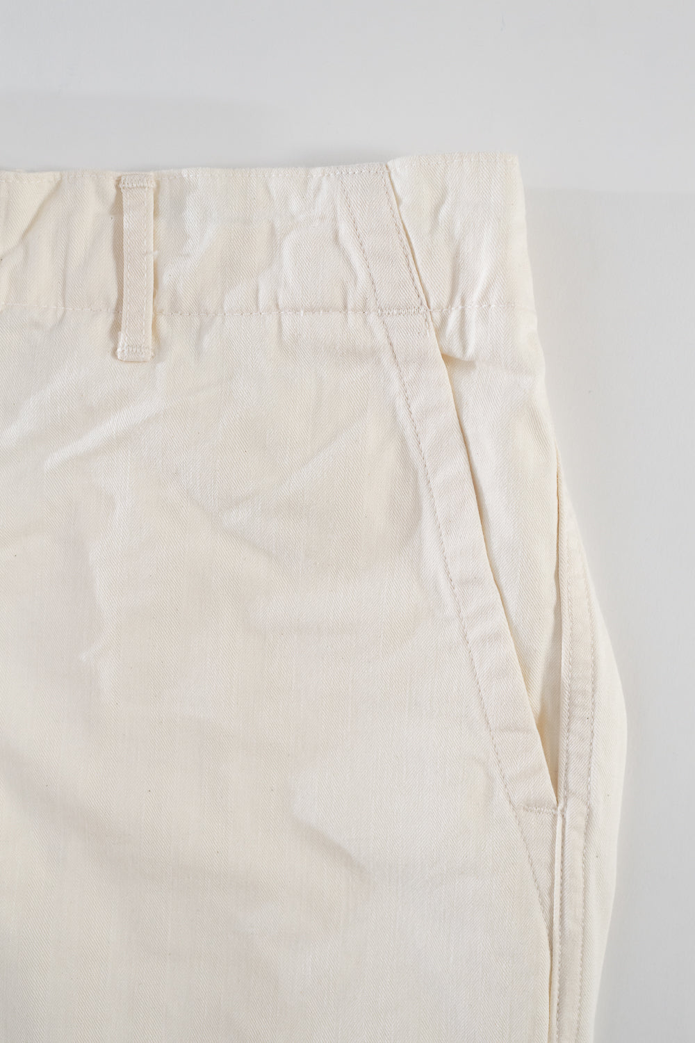 03-5000-66 - French Work Pant - Ecru | James Dant