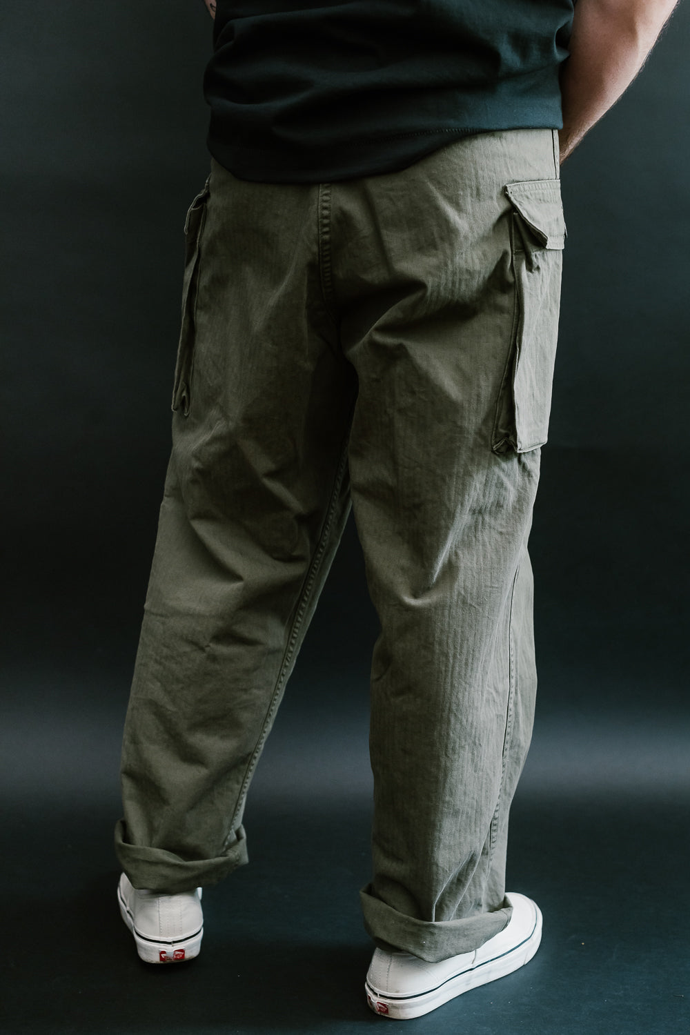 Green armored cargo pants