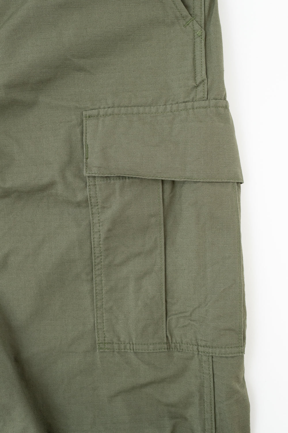 03-V5260RIP-76 - 6-Pocket Cargo Trousers - Vintage Fit - Olive