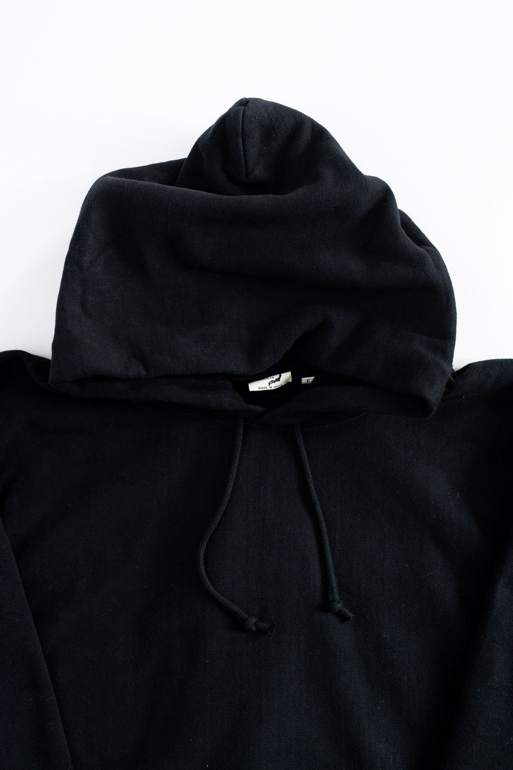 83-0031- 61K-JD - Loopwheel Hooded Sweatshirt - Exclusive No-Print Black