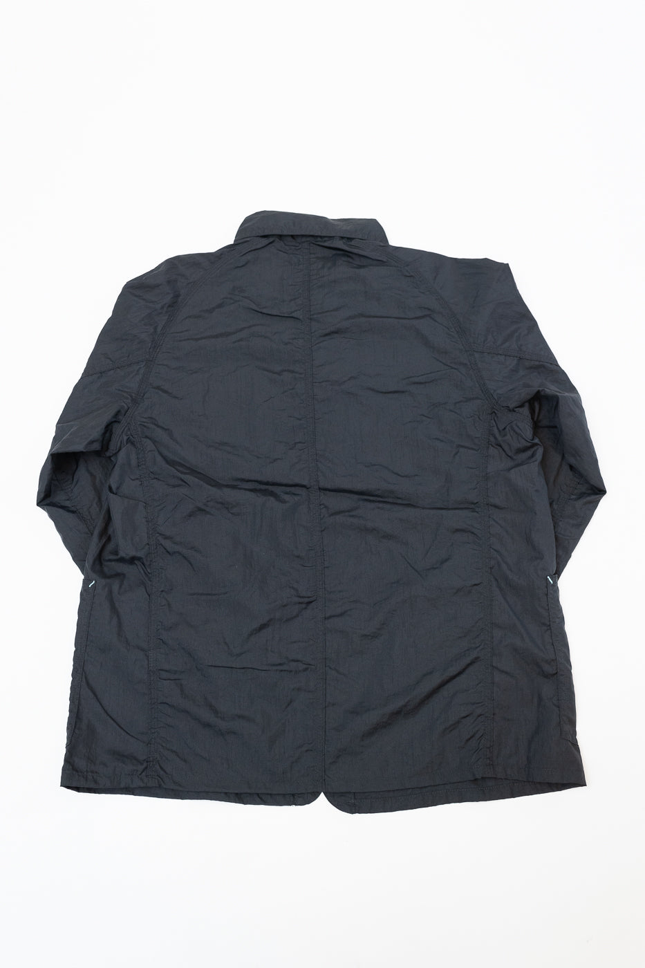 1102-CTB - Engineer's Jacket Crinkle Nylon Taffeta - Black