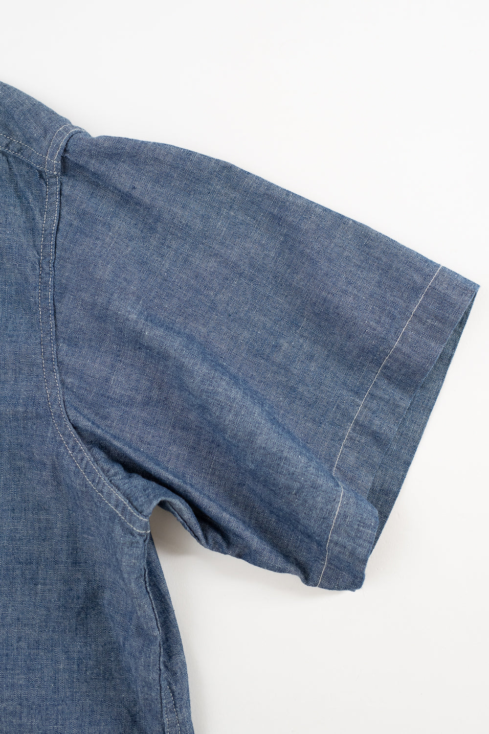 1207B-CC - New Basic S/S Shirt Classic Chambray - Indigo