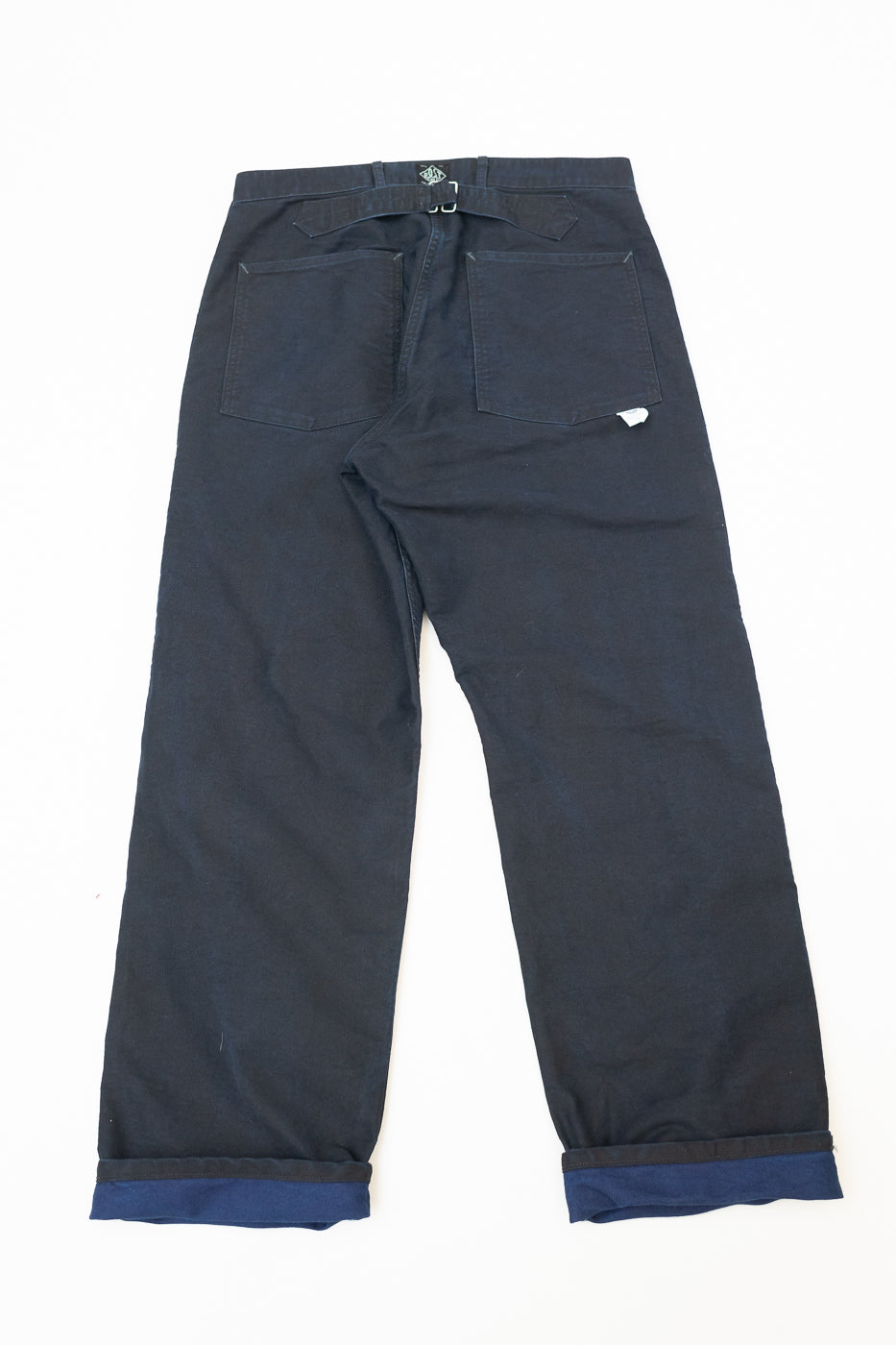 1301-MBI - Army Pants Moleskin - Black Indigo