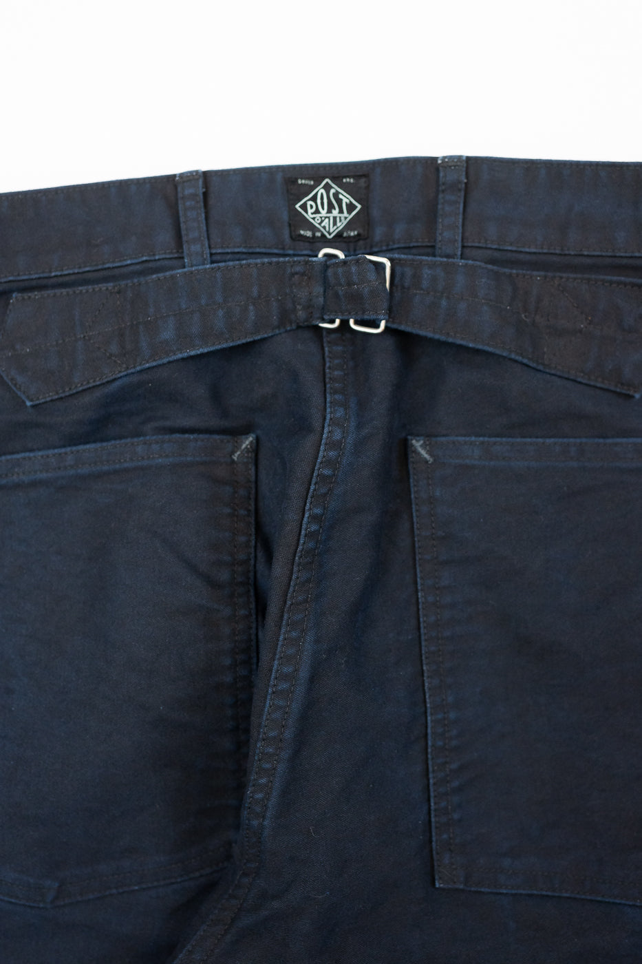 1301-MBI - Army Pants Moleskin - Black Indigo