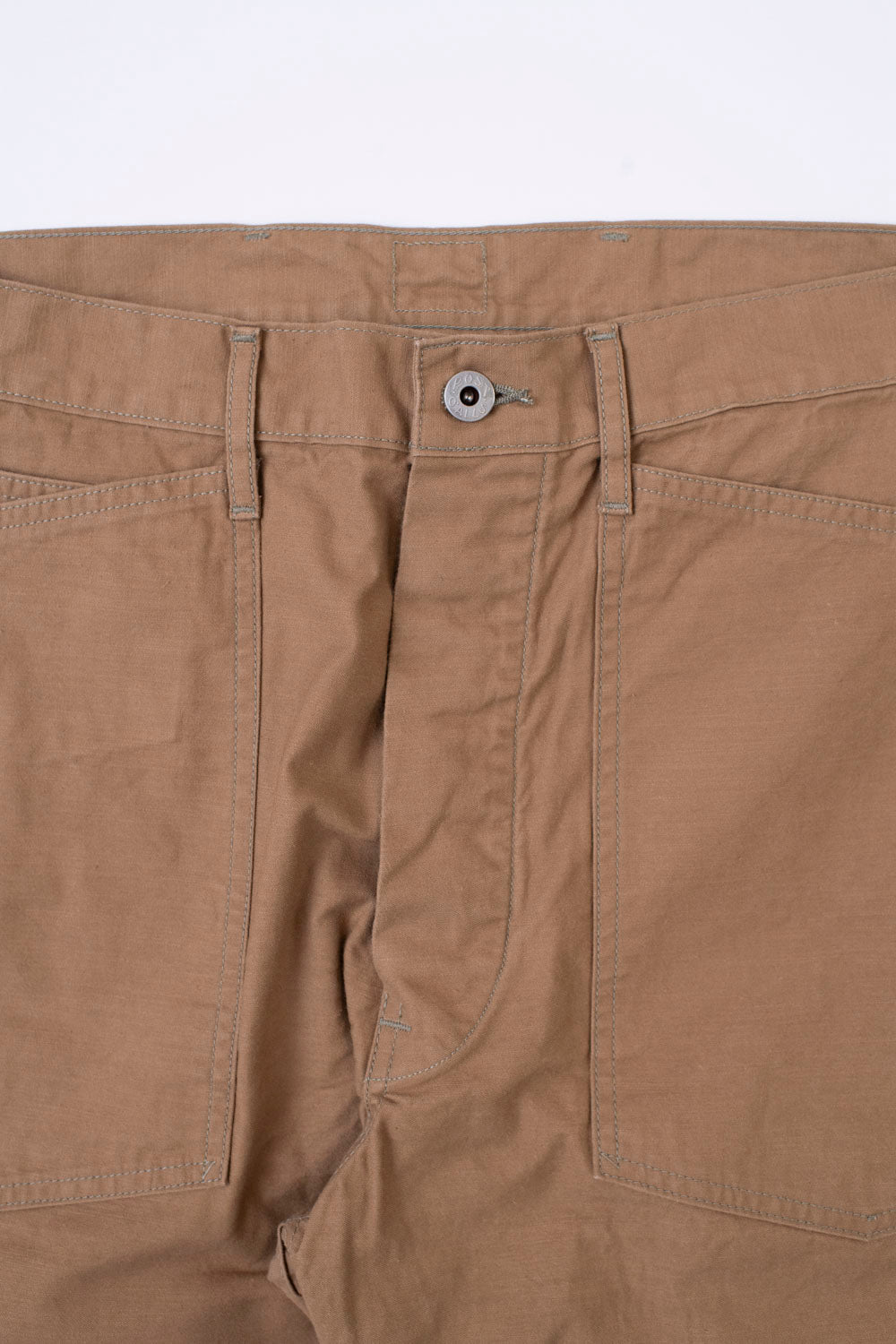 1301-VMK - Army Pants Vintage Sateen - DK Khaki