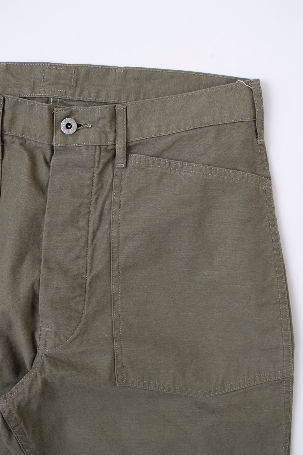 1301-VMO - Army Pants Vintage Sateen - Olive