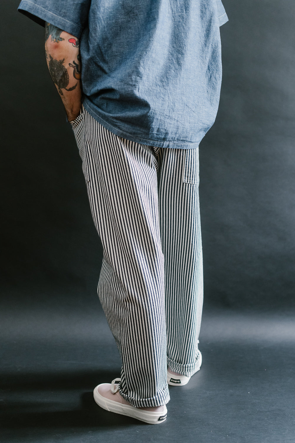 3313-03 - EZ Army-Navy Pants 2 Express Stripe - Indigo