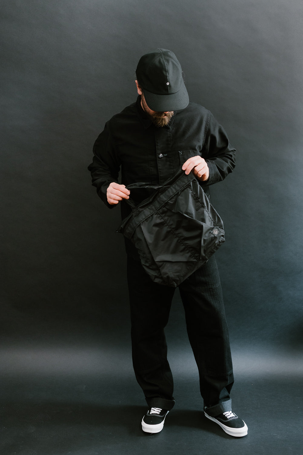 4208-RB- Packable Helmet Bag 2 Polyester - RS Black