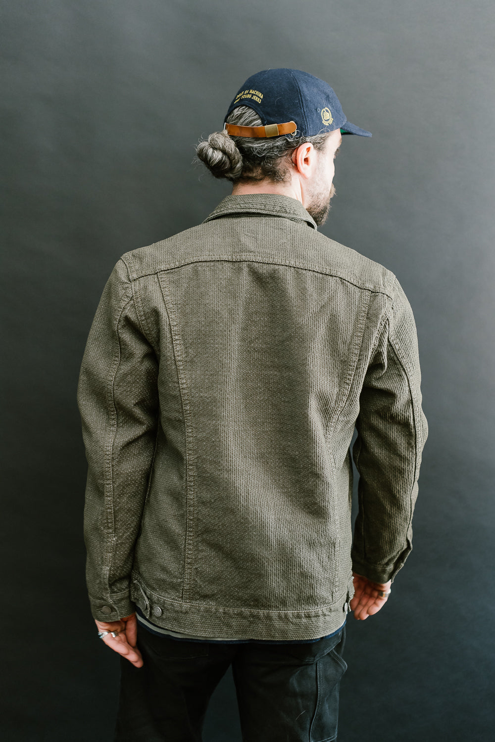 6118-OLV - Sashiko Type III Jacket - Olive