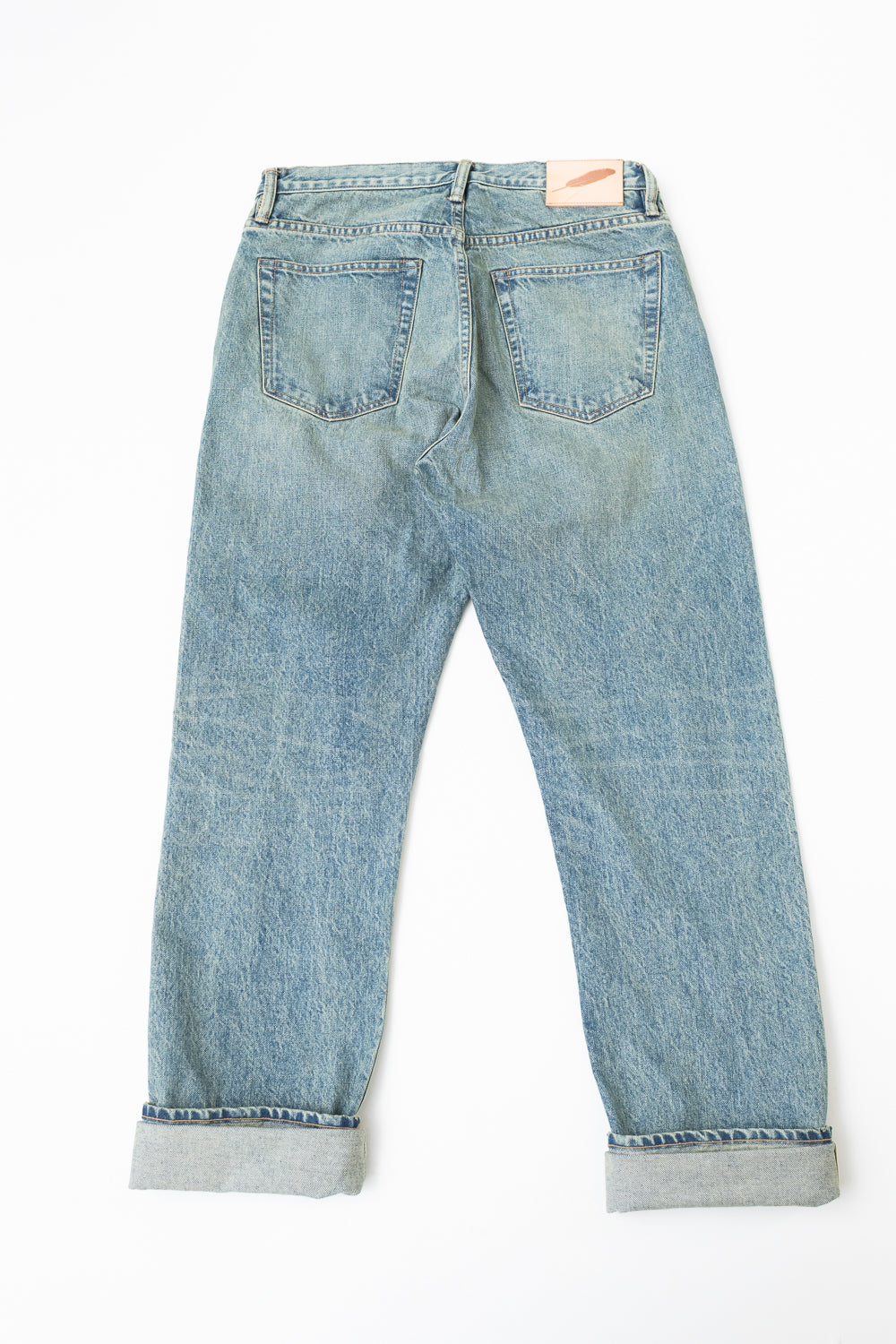 15oz - Washed Selvedge Strider Pant - Light Indigo