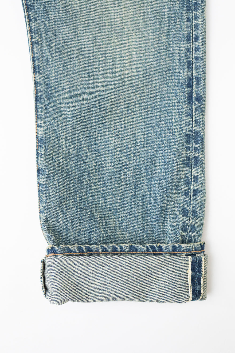 15oz - Washed Selvedge Strider Pant - Light Indigo