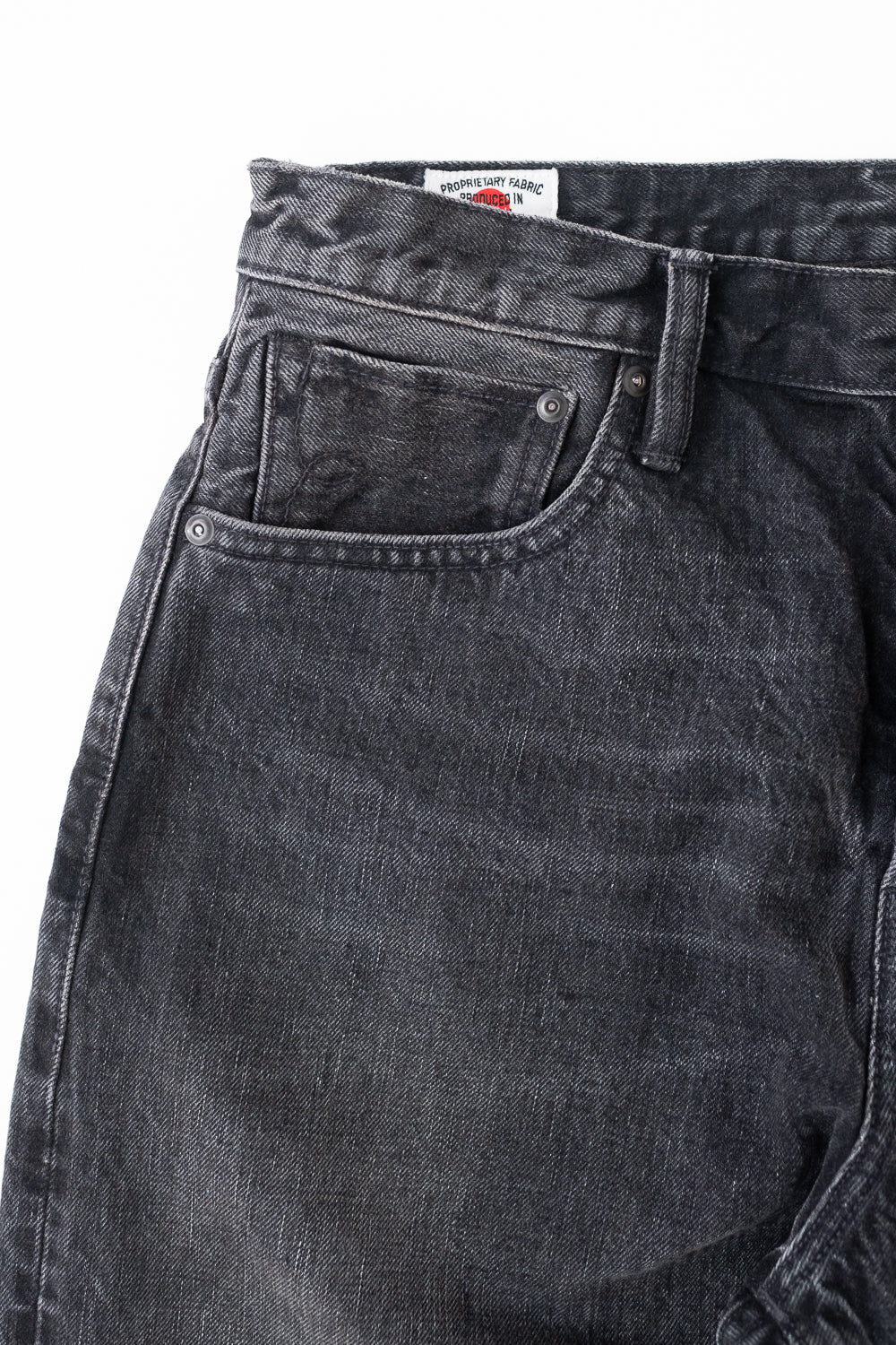 15oz - Washed Selvedge Strider Pant - Light Stealth