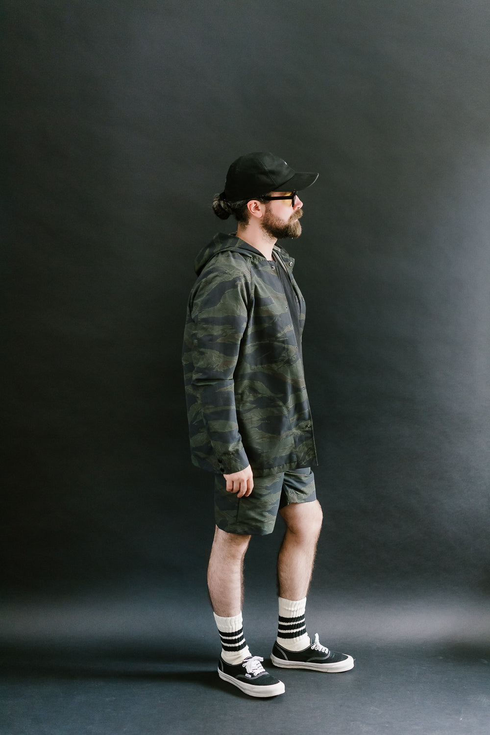 5oz - Fatigue Shorts - Green Tiger Camo