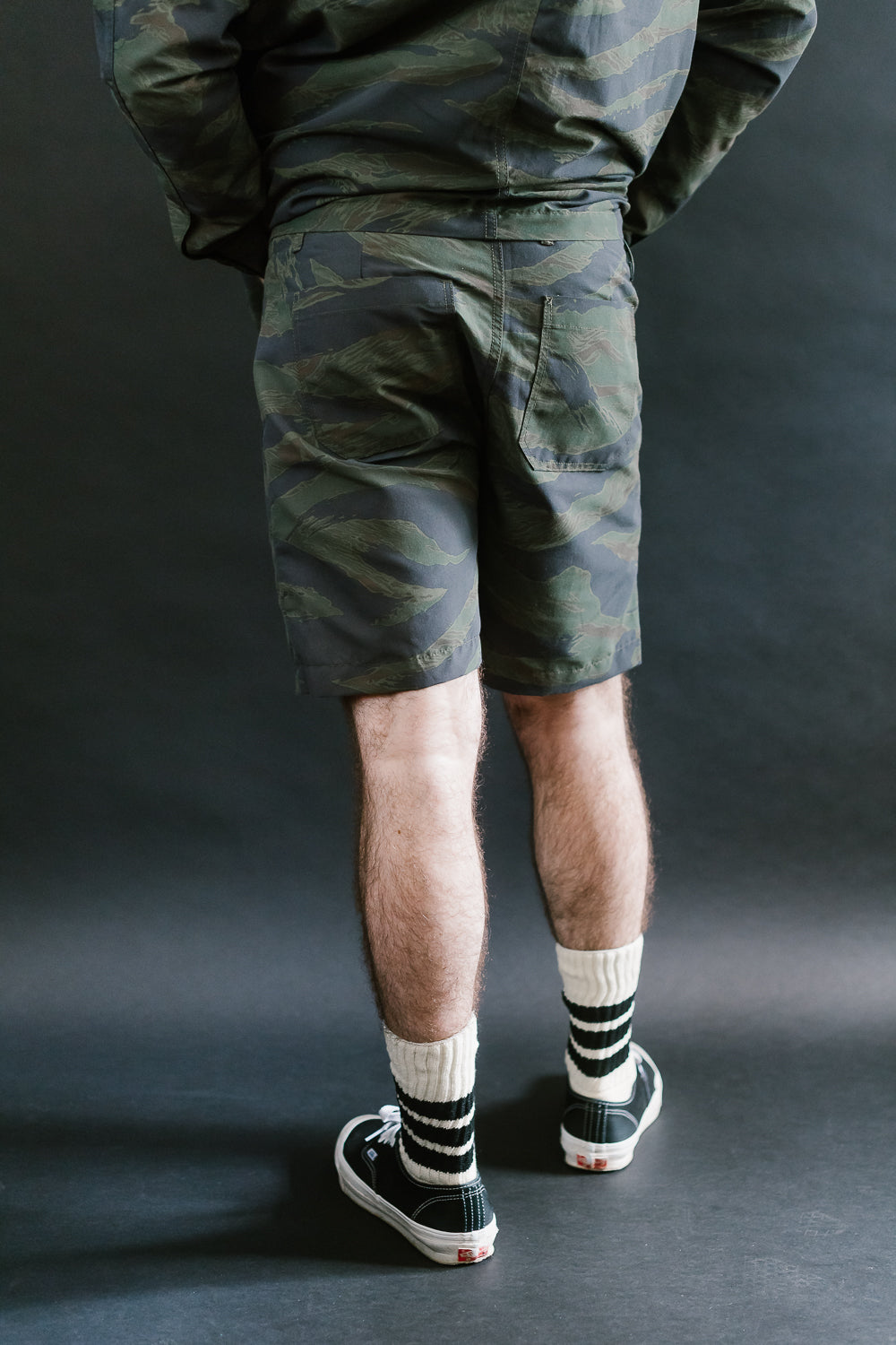 5oz - Fatigue Shorts - Green Tiger Camo