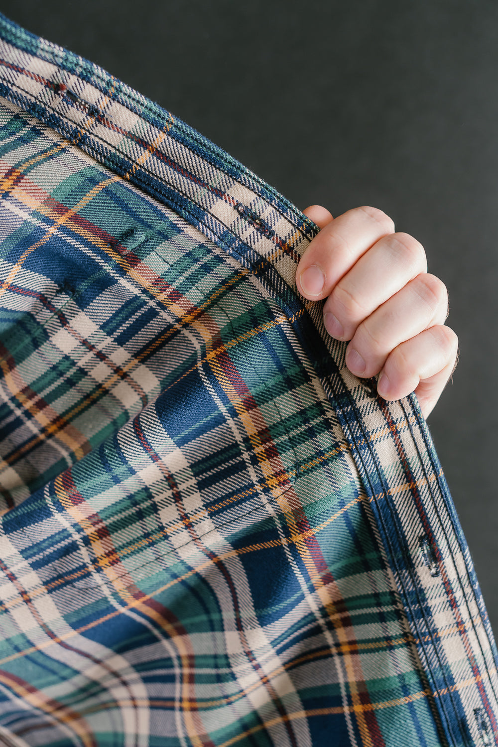 9oz University Plaid Field Shirt - Green